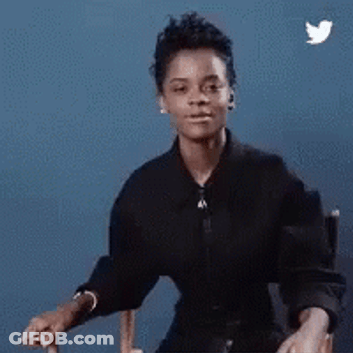 Wakanda Forever Interview GIF