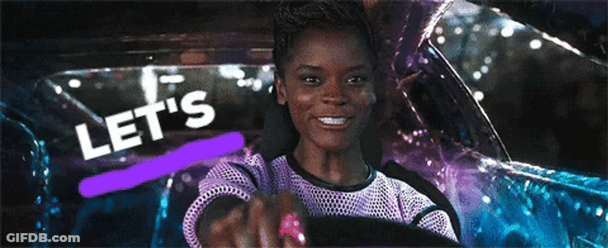 Wakanda Go Let's Go GIF
