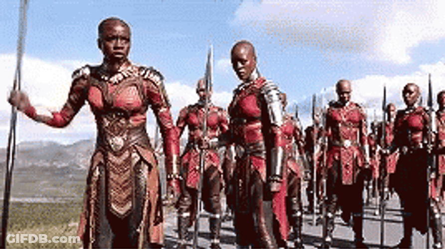 Wakanda Prepare To Attack GIF