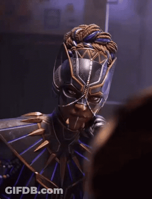 Wakanda Shuri Masked GIF