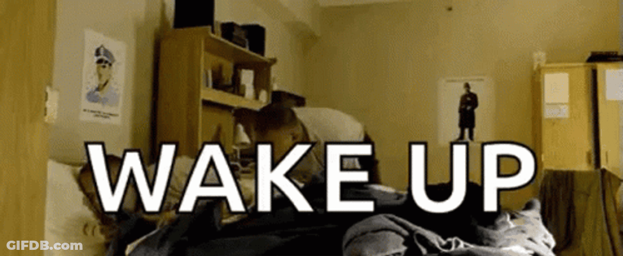Wake Up Bed Flip GIF