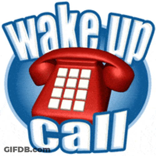 Wake Up Call Telephone GIF