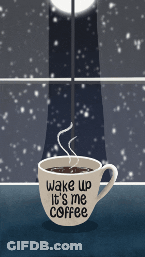 Wake Up Coffee GIF