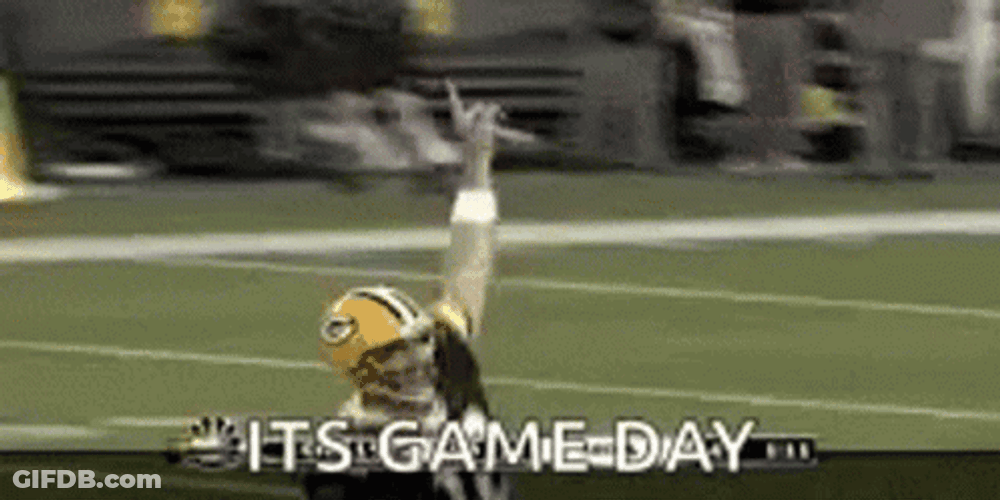 Wake Up Its Gameday Athlete Hype GIF