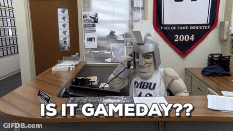 Wake Up Its Gameday Confirmed GIF