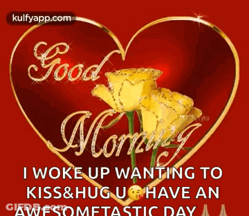 Waking Up Wanting To Kiss And Hug GIF