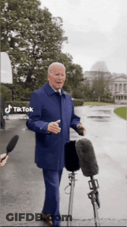 Walk Away Joe Biden Off To The Grass GIF