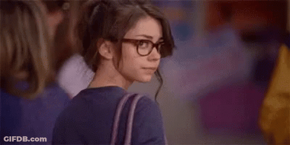 Walk Away Sarah Hyland Head Down GIF