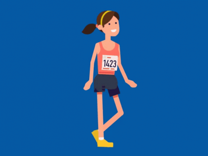 Walk Jog Marathon GIF