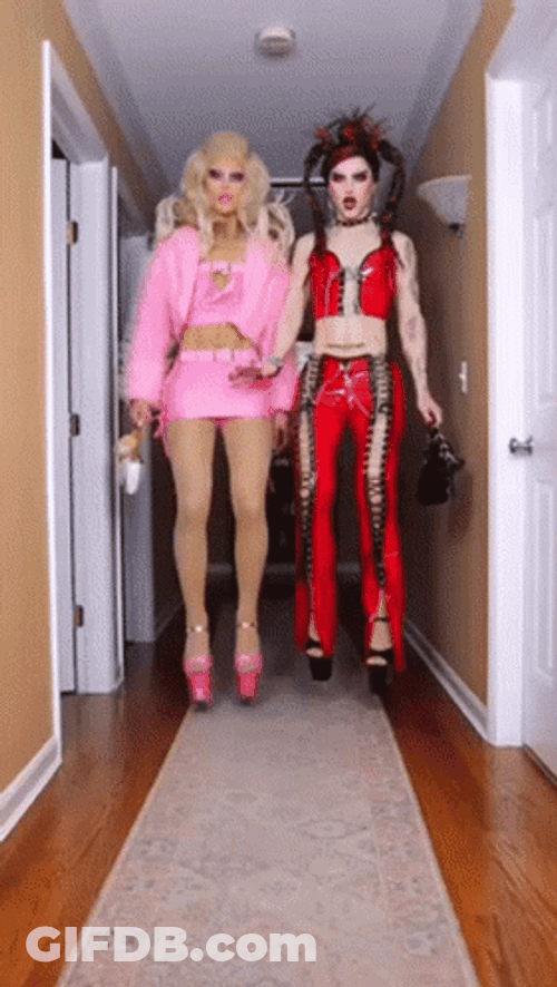 Walk Like A Drag Queen GIF