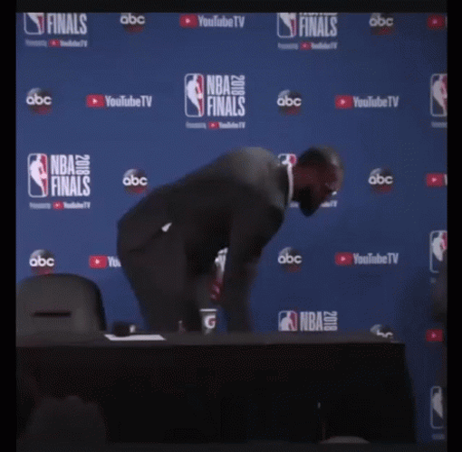 Walk Off LeBron James NBA GIF