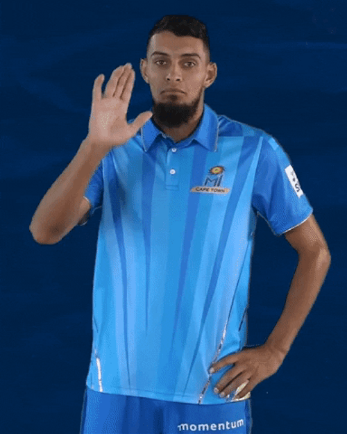 Walk Off Ziyaad Abrahams South African Cricketer GIF