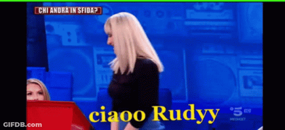 Walk Out Ciao Rudy GIF