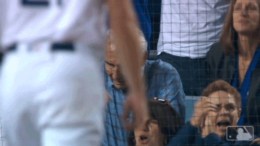 Walker Buehler Cheering Crowd GIF