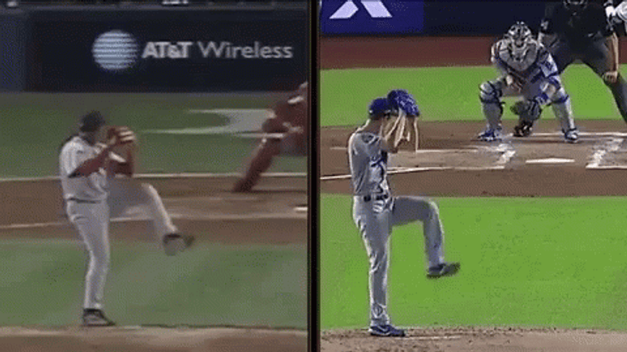 Walker Buehler Iconic Strike Out Pitch GIF
