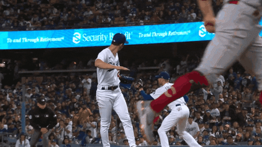 Walker Buehler Missed Pitch GIF