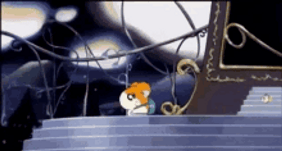 Walking Around Hamtaro Cute Steps Journey GIF