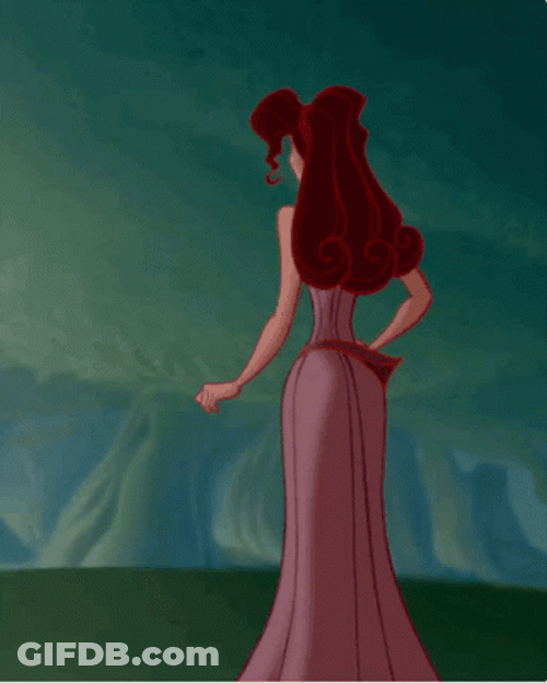 Walking Away Megara Hercules GIF