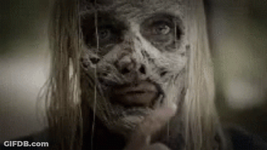Walking Dead Quiet Zombie GIF