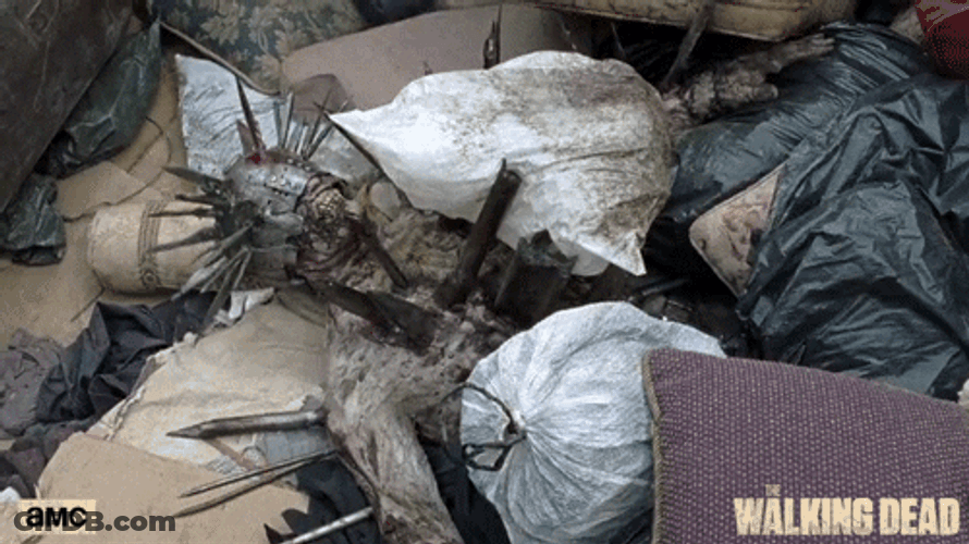 Walking Dead Season 8 Zombie GIF