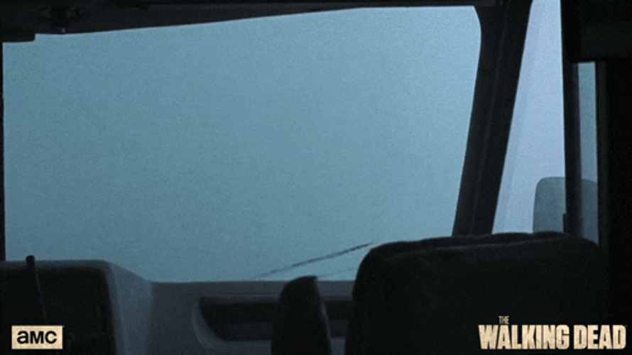 Walking Dead Zombie Car Smash GIF