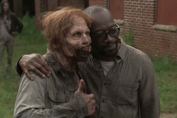 Walking Dead Zombie Thumbs Up GIF