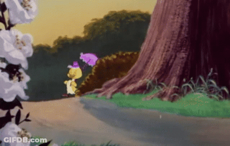 Walking Duck Umbrella Tom And Jerry GIF
