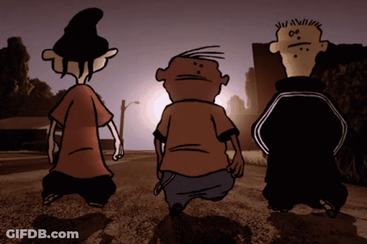 Walking Ed Edd N Eddy GIF