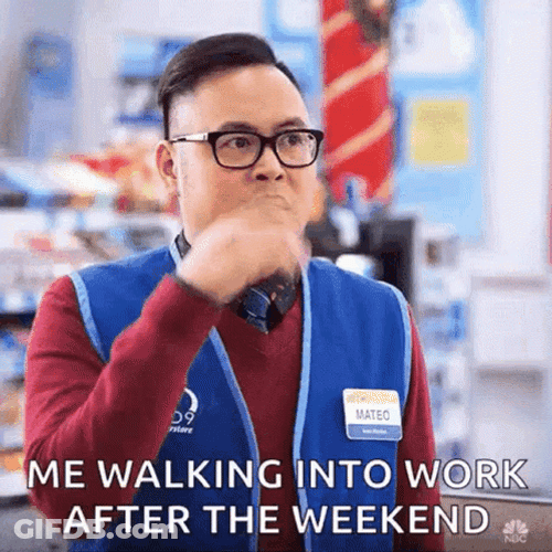Walking In Working On Sunday GIF