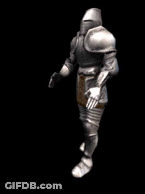 Walking Knight GIF