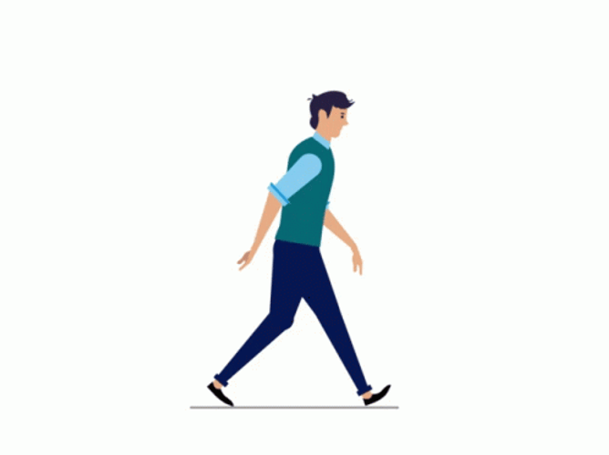 Walking Man Animated GIF