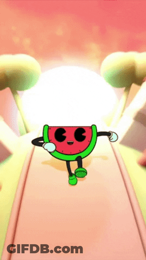Walking Watermelon GIF