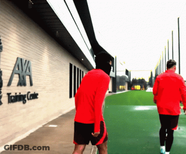 Walking With Team Luis Diaz GIF