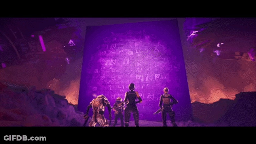Wall Blocking Way Fortnite Meme GIF