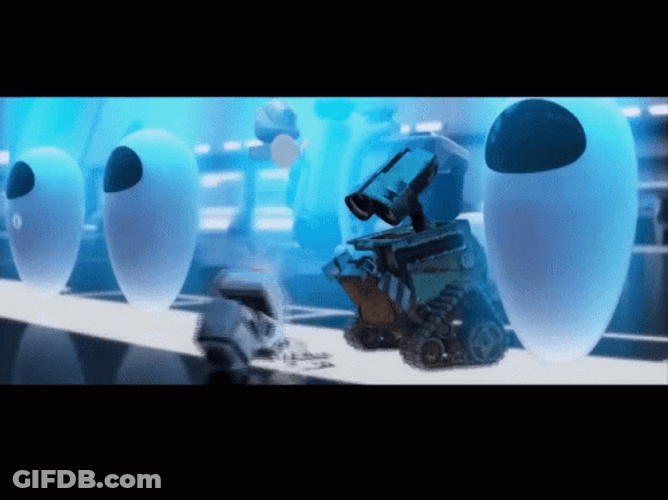 Wall E Kicking MO Out GIF