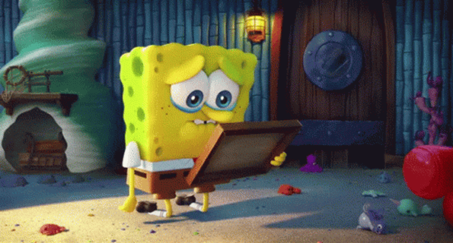 Wall Frame Spongebob Crying Movie GIF