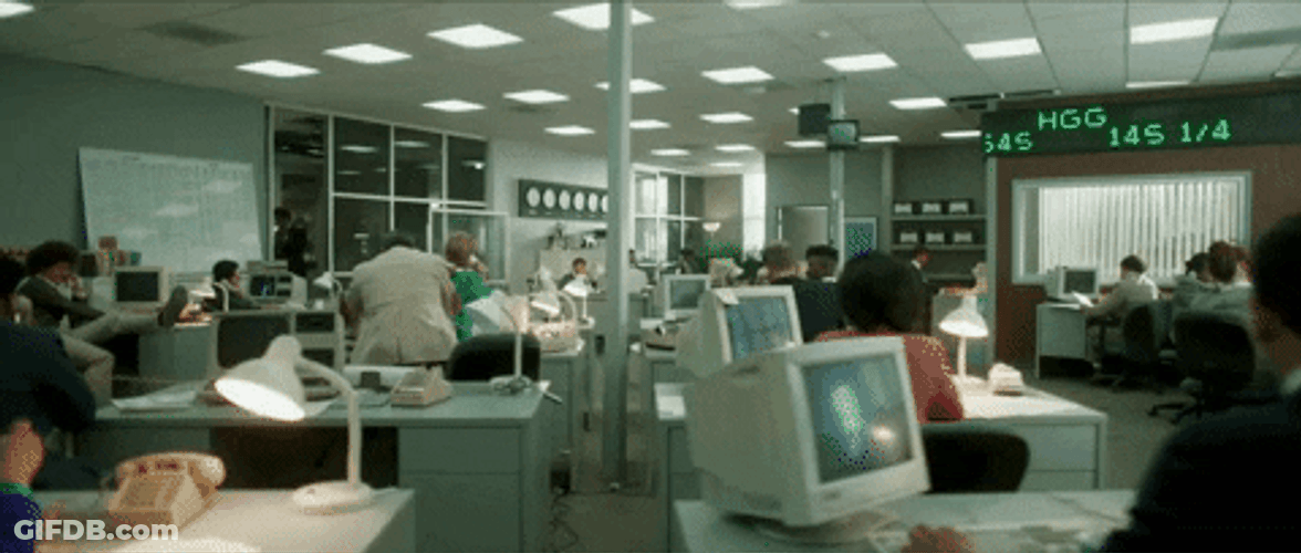 Wall Street Halloween Business Office GIF