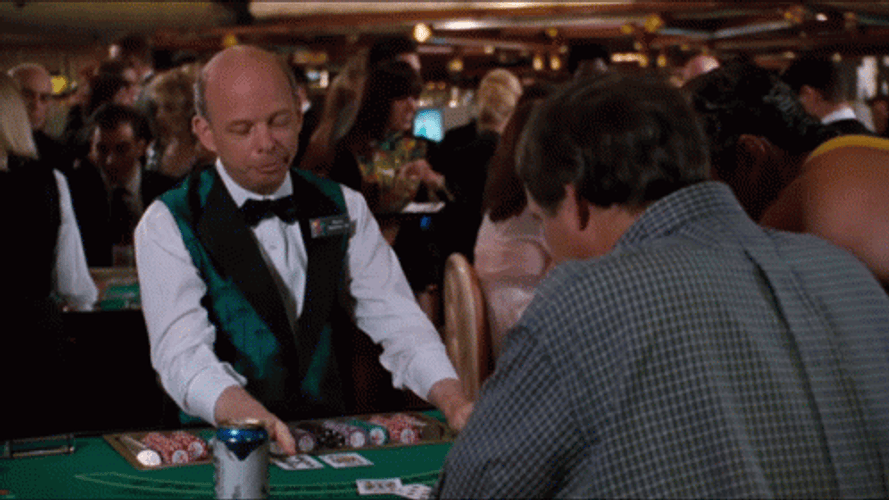 Wallace Shawn Casino Dealer On Vegas Vacation GIF