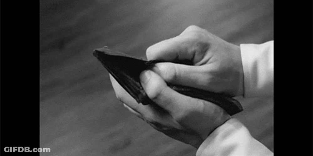 Wallet Losing Empty Money GIF