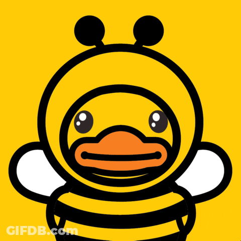 Wallpaper Bduck. Bee. GIF