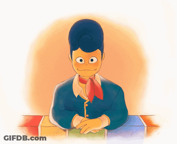 Wally Darling Serious Pose GIF