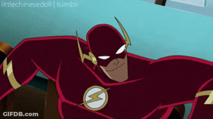 Wally West Funny Clips From Justice League GIF