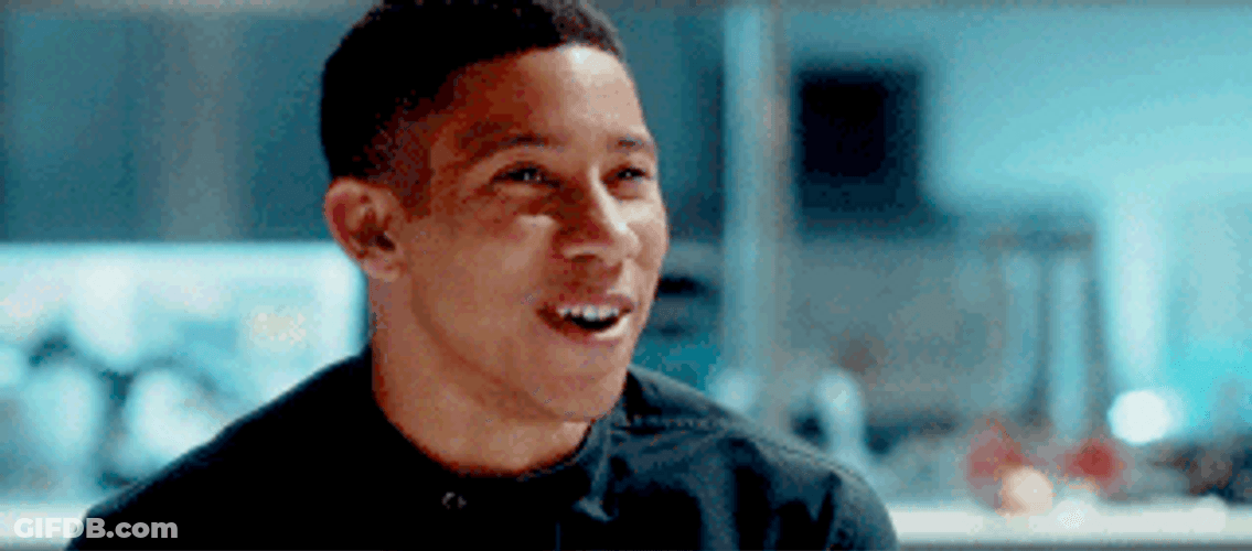 Wally West Keiynan Lonsdale Smiling GIF