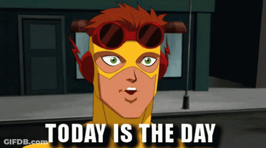 Wally West Kid Flash Today Is The Day GIF
