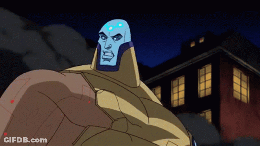 Wally West Lex  And Brainiac Become One GIF