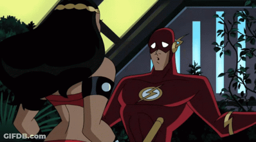 Wally West Strangled By Big Brada GIF