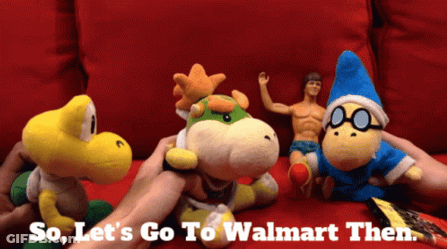 Walmart Funny Bowser Junior With Friends GIF