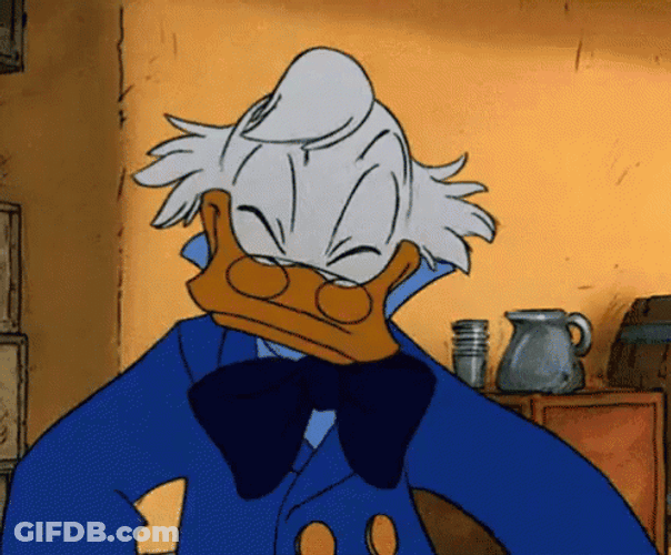 Walt Disney Comics Scrooge Mcduck In Love Melting GIF