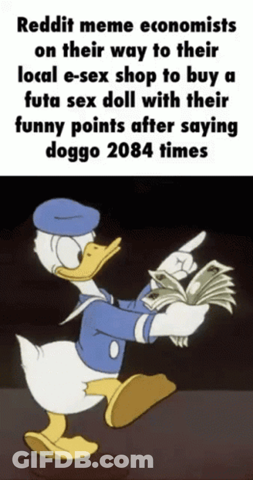 Walt Disney Donald Duck Counting Money Reddit Meme Economists GIF