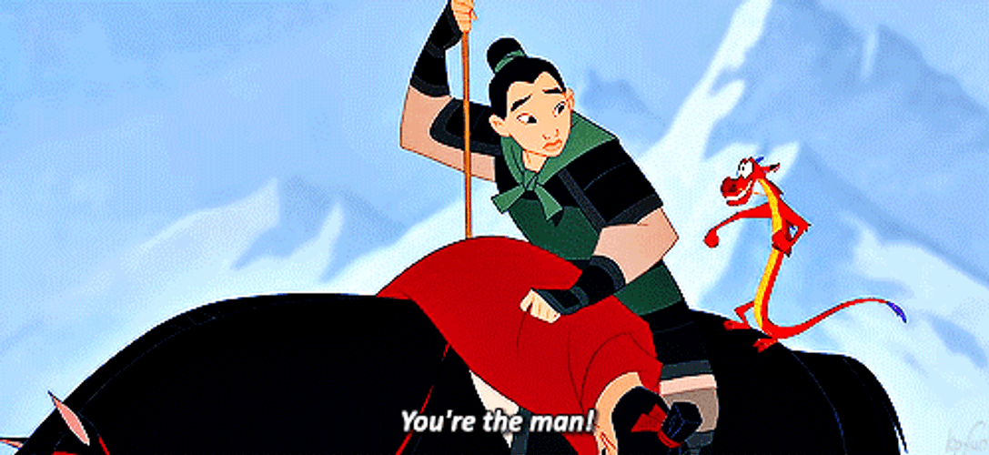 Walt Disney Mulan You Da Man GIF